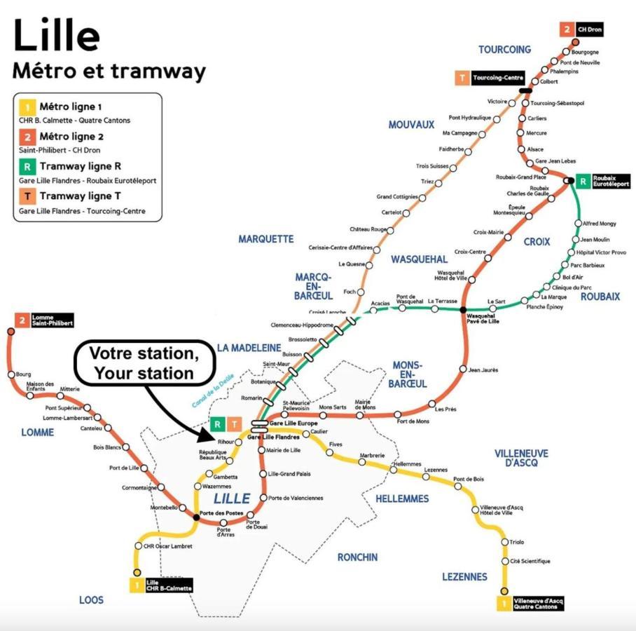 Lille Centre - Nice Cozy And Functional Studio 外观 照片